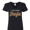 I Love Being Yiayia - Greek Grandmother Ladie's T Shirt 